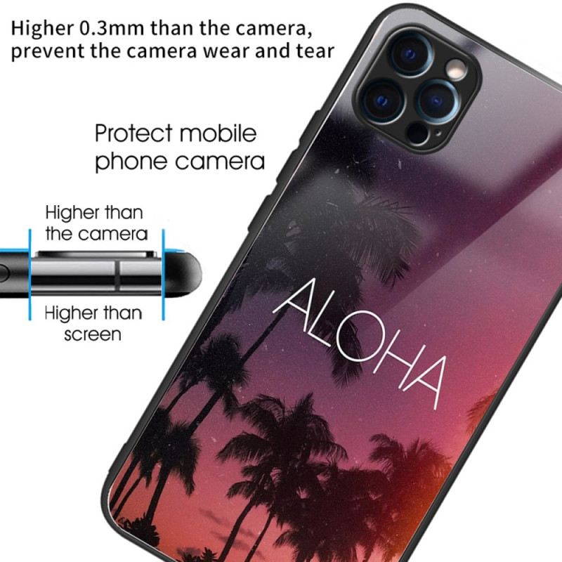 Maskica iPhone 14 Pro Aloha Kaljeno Staklo
