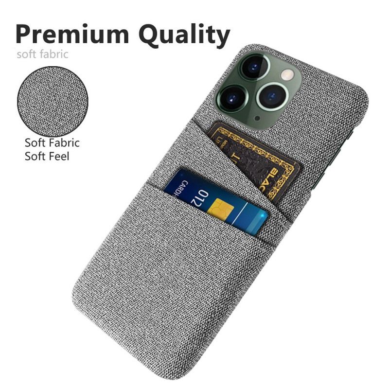 Maskica iPhone 14 Pro Držač Kartica Od Tkanine