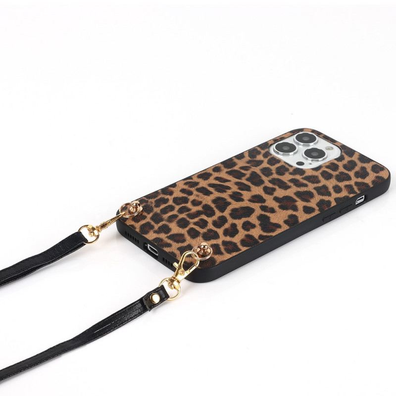 Maskica iPhone 14 Pro Leopard S Naramenicama