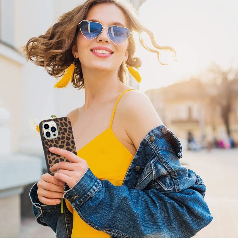 Maskica iPhone 14 Pro Leopard S Naramenicama