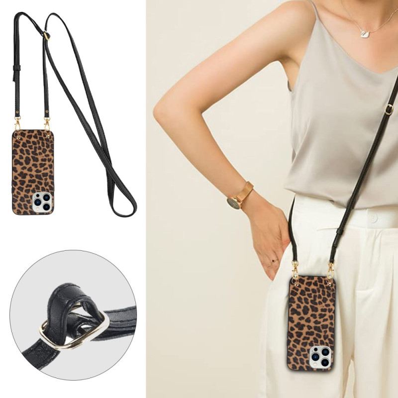 Maskica iPhone 14 Pro Leopard S Naramenicama