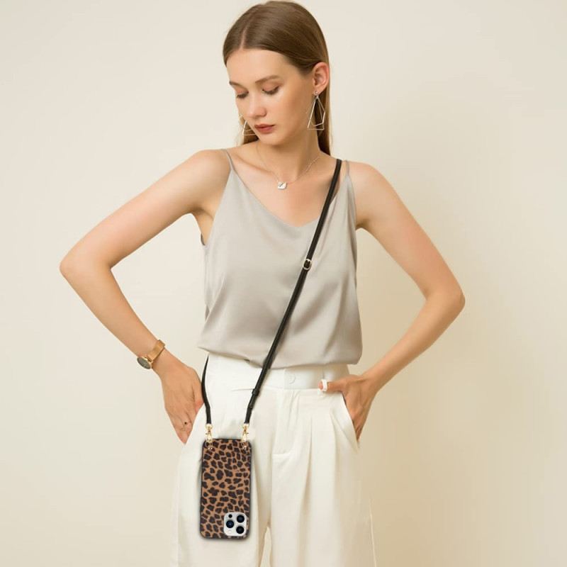 Maskica iPhone 14 Pro Leopard S Naramenicama