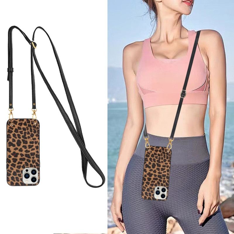 Maskica iPhone 14 Pro Leopard S Naramenicama