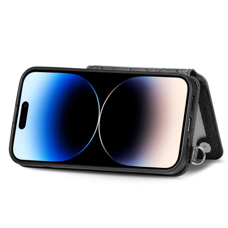 Maskica iPhone 14 Pro Novčanik Novčanik I Uzica