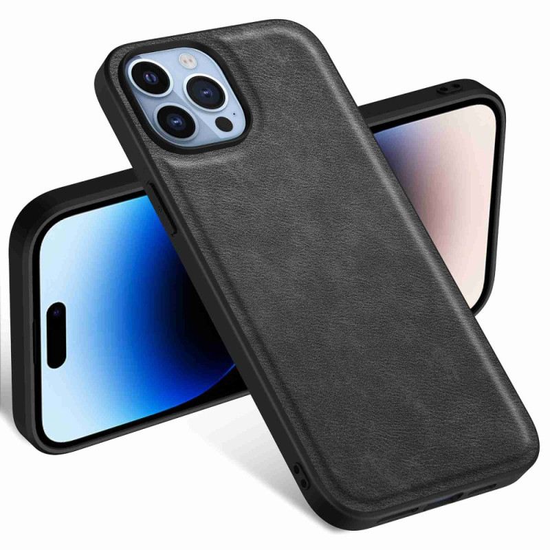 Maskica iPhone 14 Pro Retro Umjetna Koža