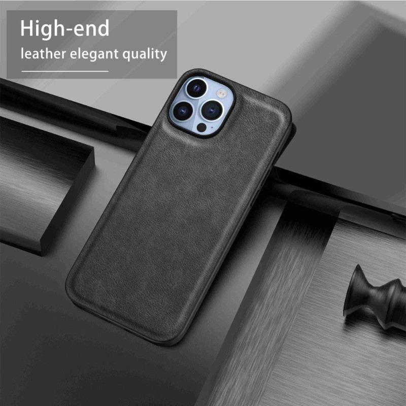 Maskica iPhone 14 Pro Retro Umjetna Koža