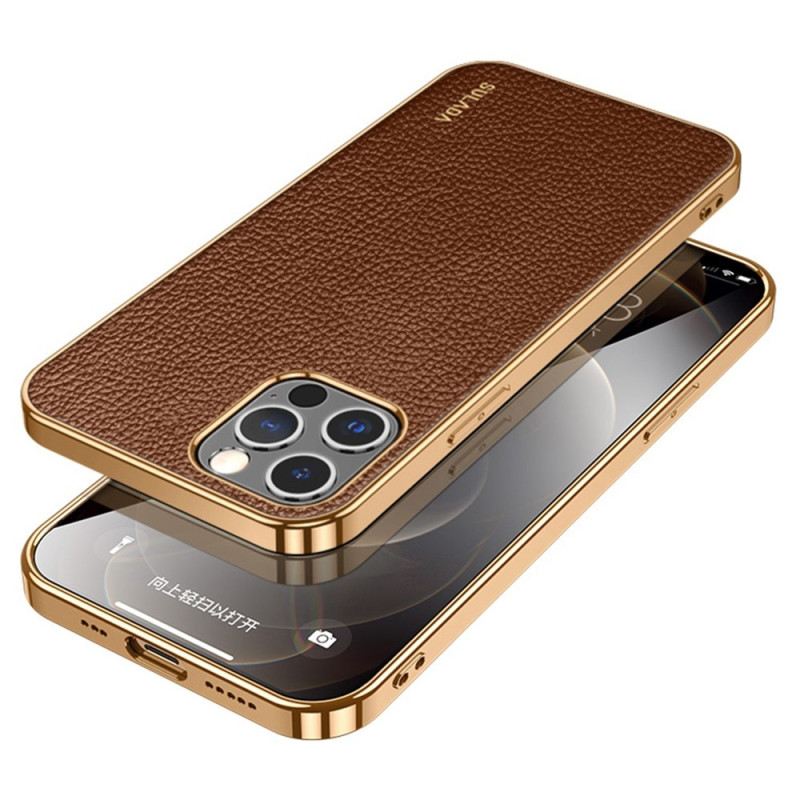 Maskica iPhone 14 Pro Stil Koža Sulada