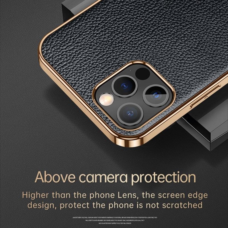 Maskica iPhone 14 Pro Stil Koža Sulada