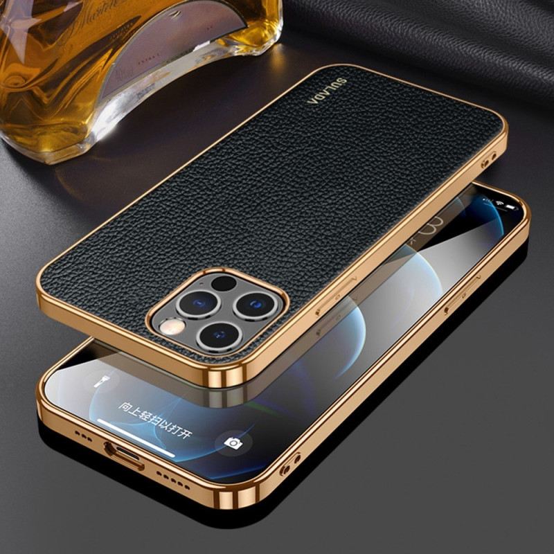 Maskica iPhone 14 Pro Stil Koža Sulada