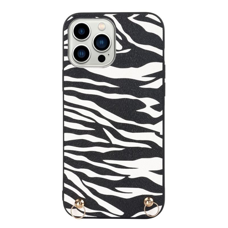 Maskica iPhone 14 Pro Zebra S Naramenicama