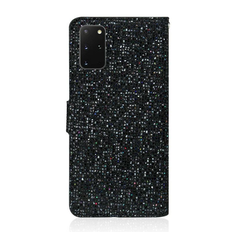 Kožna Futrola Samsung Galaxy S20 Plus / S20 Plus 5G Šljokice S Dizajn