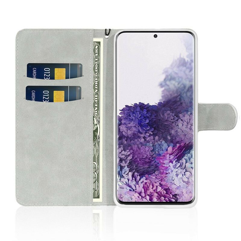 Kožna Futrola Samsung Galaxy S20 Plus / S20 Plus 5G Šljokice S Dizajn