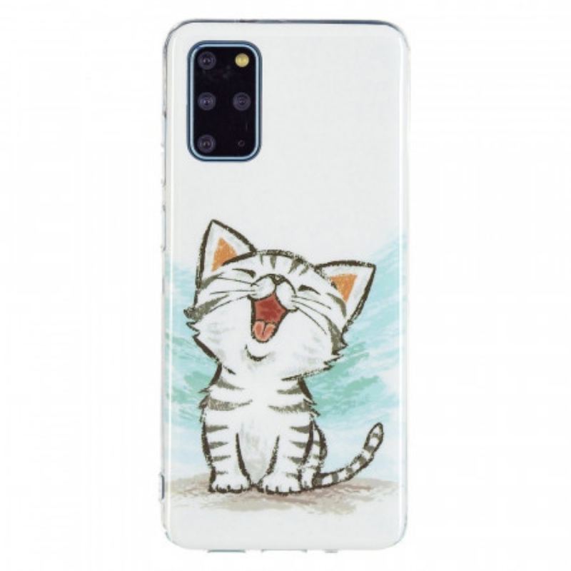 Maskica Samsung Galaxy S20 Plus / S20 Plus 5G Fluorescentna Mačka