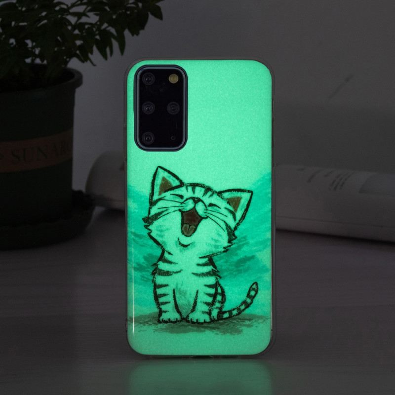 Maskica Samsung Galaxy S20 Plus / S20 Plus 5G Fluorescentna Mačka