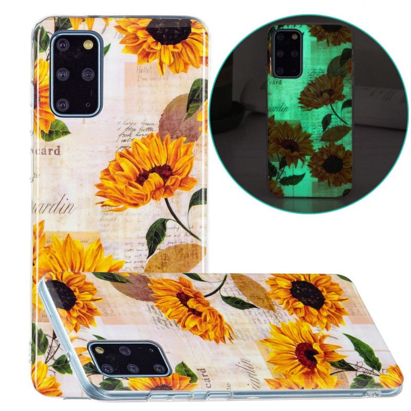 Maskica Samsung Galaxy S20 Plus / S20 Plus 5G Fluorescentni Suncokreti