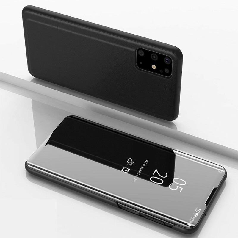 Maskica Samsung Galaxy S20 Plus / S20 Plus 5G Ogledalo I Umjetna Koža
