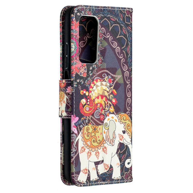 Kožna Futrola Xiaomi Mi 10T / 10T Pro Indijski Slonovi