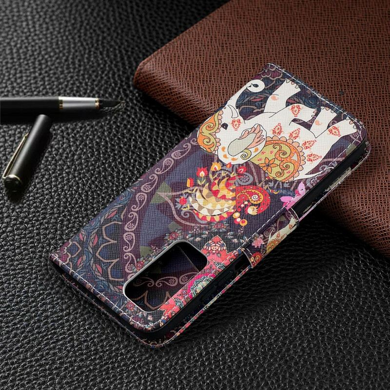Kožna Futrola Xiaomi Mi 10T / 10T Pro Indijski Slonovi