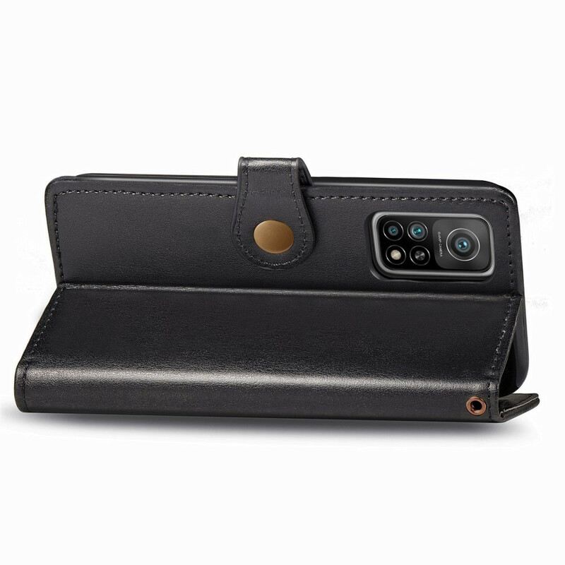 Kožna Futrola Xiaomi Mi 10T / 10T Pro Umjetna Koža I Vintage Kopča