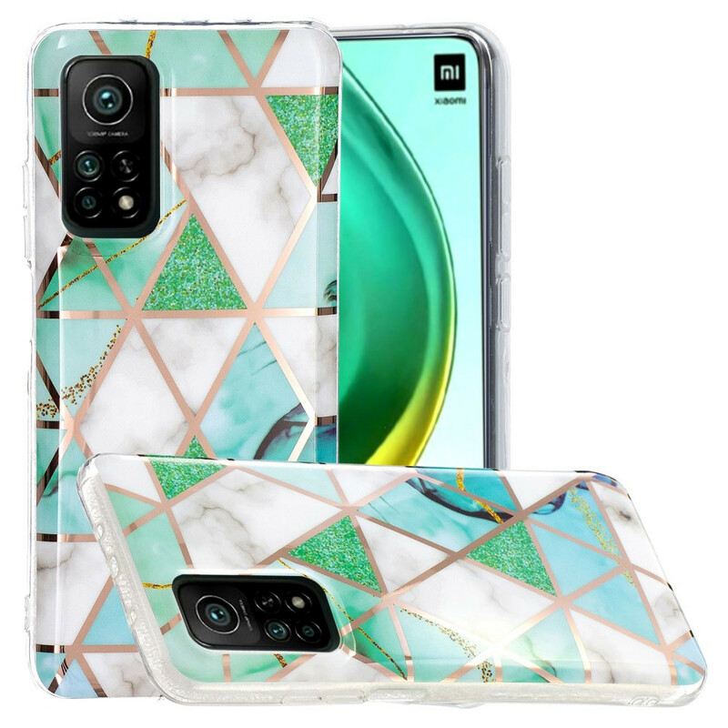Maskica Xiaomi Mi 10T / 10T Pro Geometrija U Boji Mramora 2