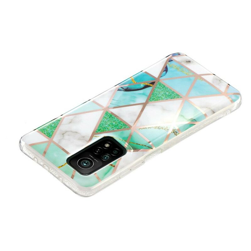 Maskica Xiaomi Mi 10T / 10T Pro Geometrija U Boji Mramora 2