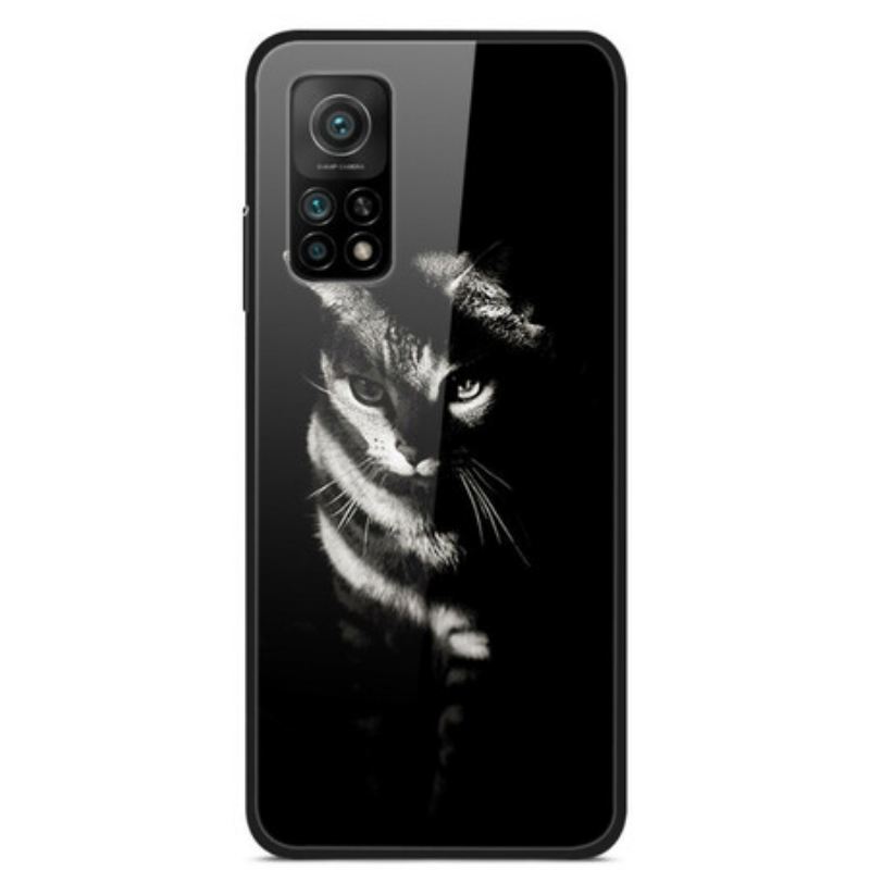 Maskica Xiaomi Mi 10T / 10T Pro Kaljeno Staklo Cat