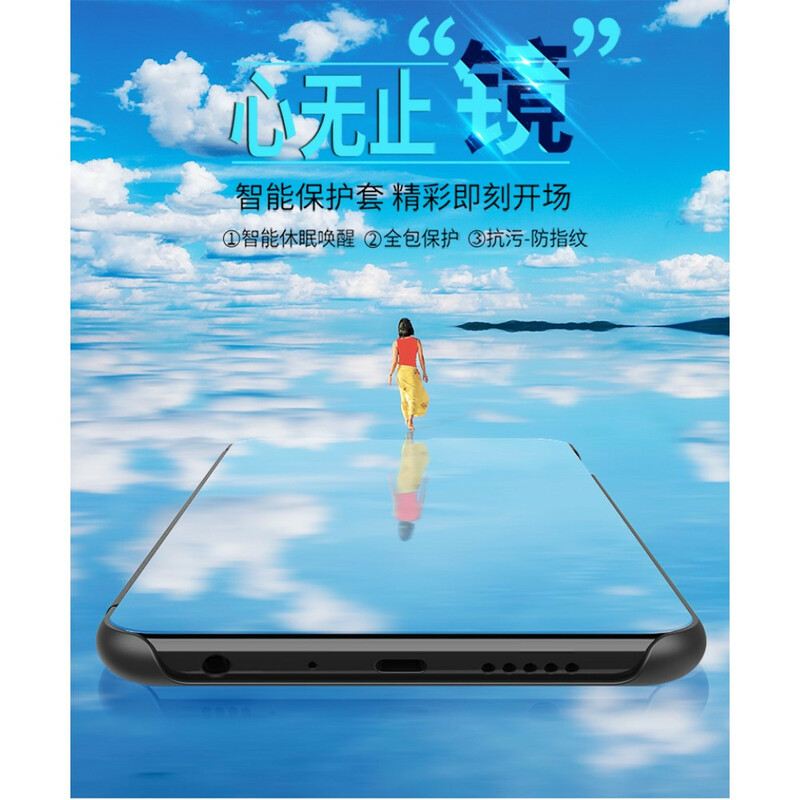 Maskica Xiaomi Mi 10T / 10T Pro Ogledalo I Umjetna Koža