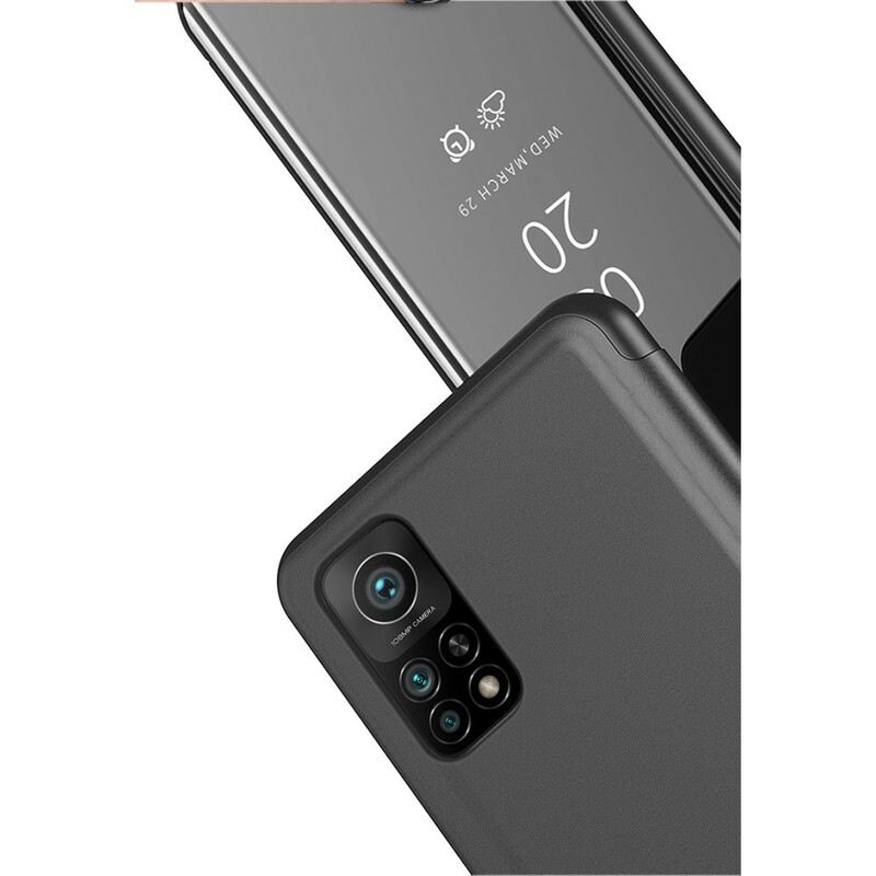 Maskica Xiaomi Mi 10T / 10T Pro Ogledalo I Umjetna Koža