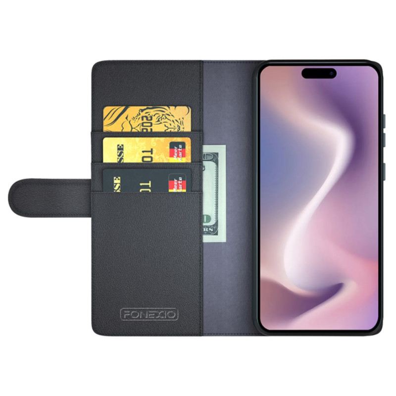 Flip Futrola iPhone 16 Plus Prava Koža