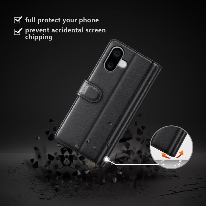 Flip Futrola iPhone 16 Plus Prava Koža