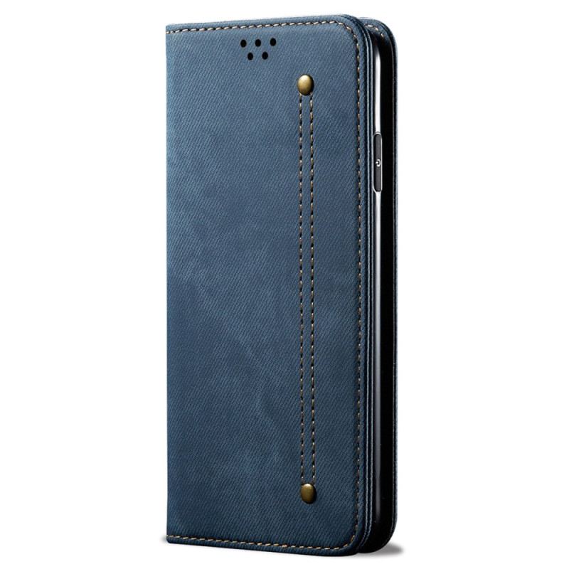 Kožna Futrola iPhone 16 Plus Maskice Za Mobitele Jeans Tkanina