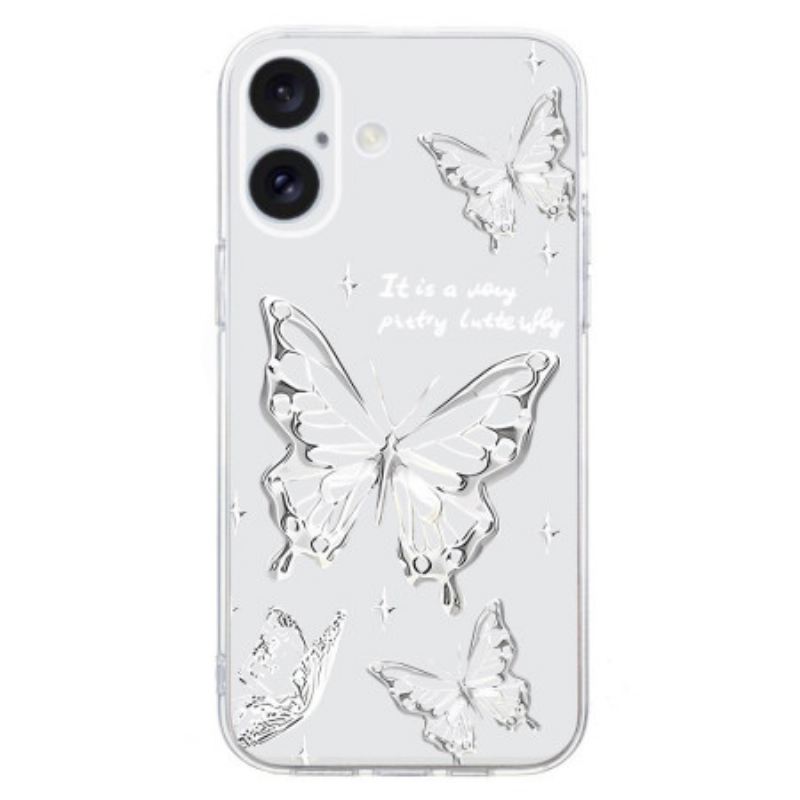 Maskica iPhone 16 Plus Leptiri