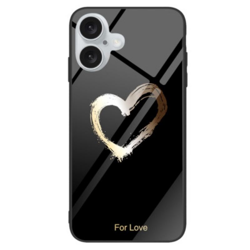 Maskica iPhone 16 Plus Za Ljubav Crno