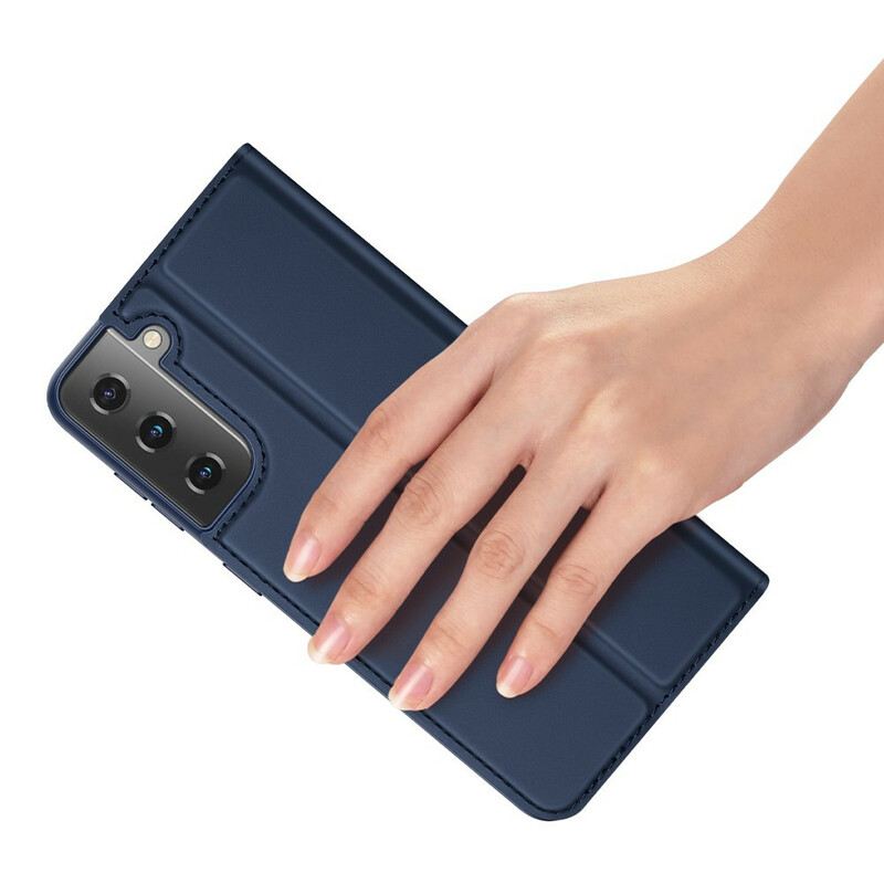Flip Futrola Samsung Galaxy S21 Plus 5G Kožna Futrola Skin Pro Dux Ducis