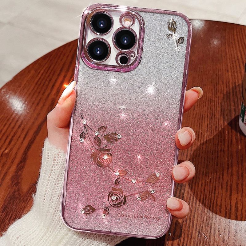 Maskica iPhone 16 Pro Cvjetići I Kamenčići Kadem