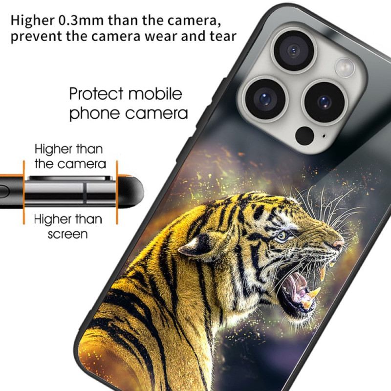 Maskica iPhone 16 Pro Kaljeno Staklo Roaring Tiger