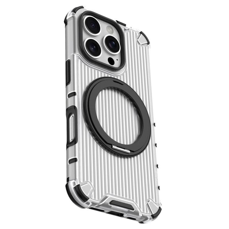 Maskica iPhone 16 Pro Magnetski Držač Prstena S Prugama
