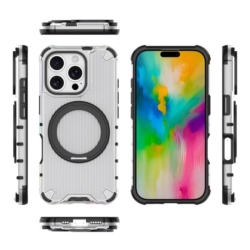 Maskica iPhone 16 Pro Magnetski Držač Prstena S Prugama