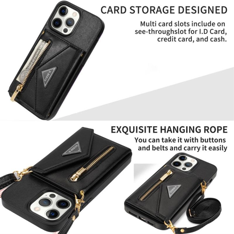 Maskica iPhone 16 Pro N.bekus Novčanik I Naramenica