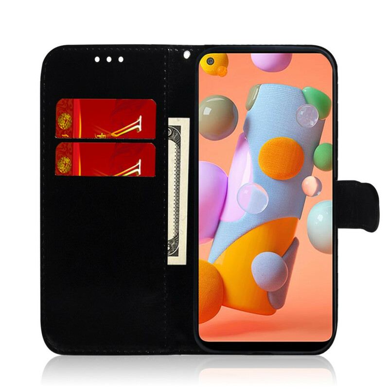 Futrola Samsung Galaxy M11 Poklopac Ogledala Od Umjetne Kože