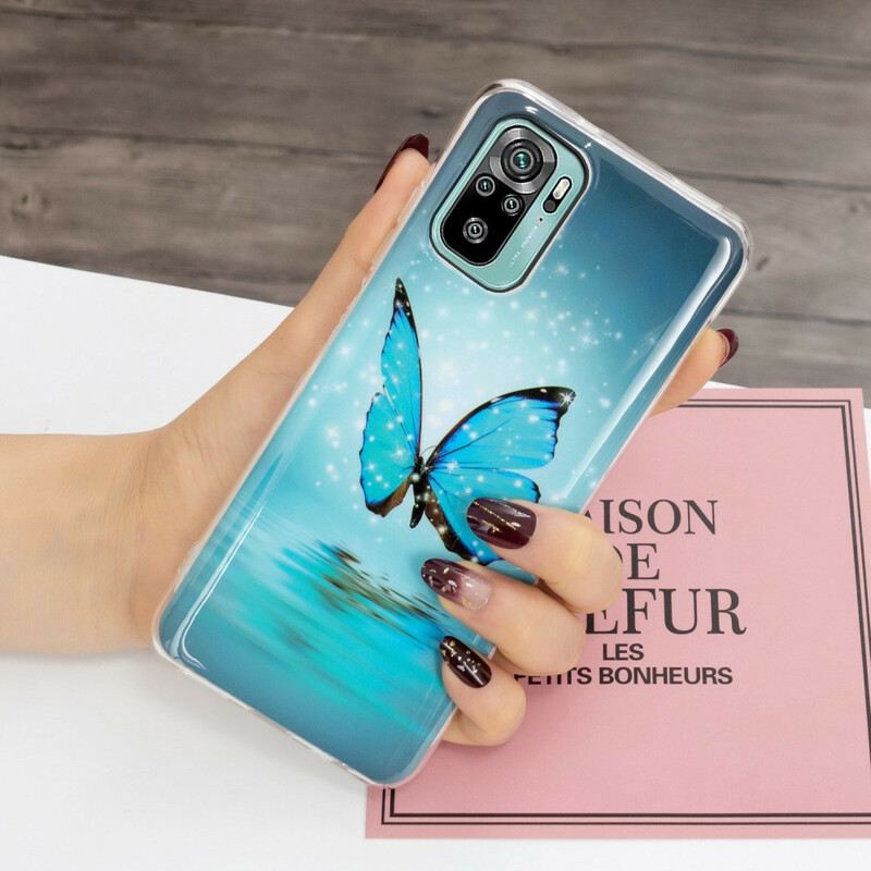 Maskica Poco M5s Fluorescentni Plavi Leptir