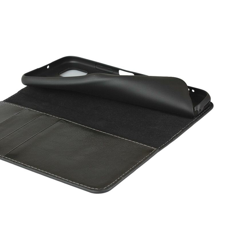 Flip Futrola Huawei P40 Lite Kožna Futrola Prava Koža