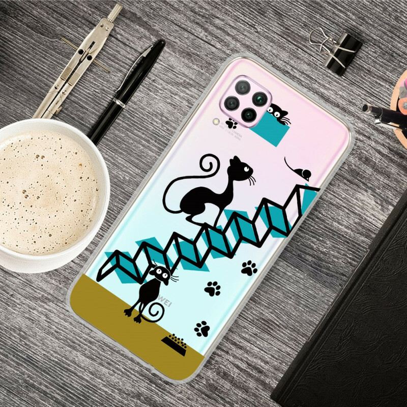 Maskica Huawei P40 Lite Smiješne Mačke