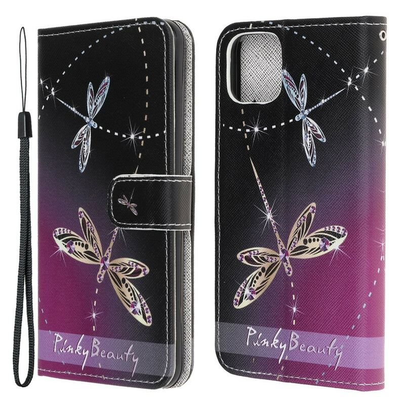 Futrola iPhone 13 Pro Dragonflies S Remenčićima