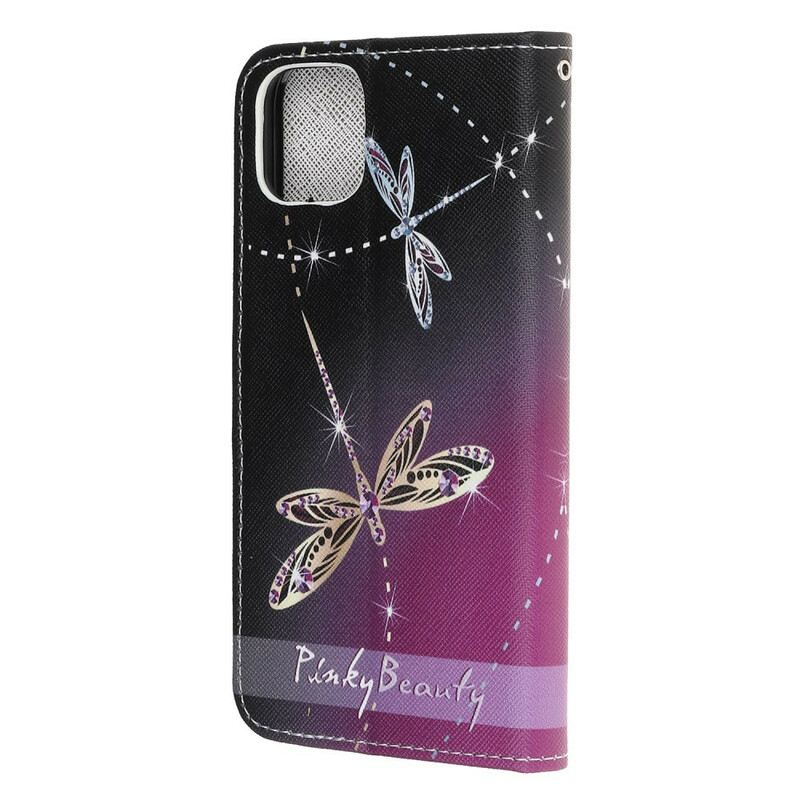 Futrola iPhone 13 Pro Dragonflies S Remenčićima