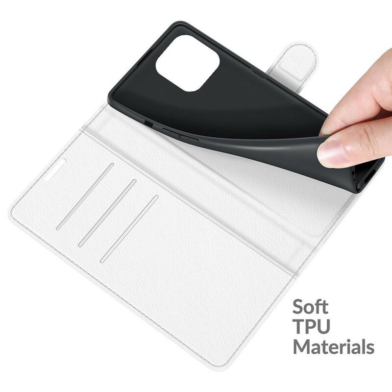 Futrola iPhone 13 Pro Klasični Litchi Kožni Efekt