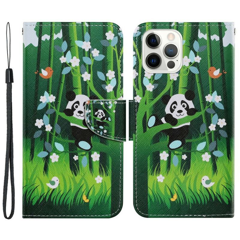 Kožna Futrola iPhone 13 Pro Šetnja Pandi