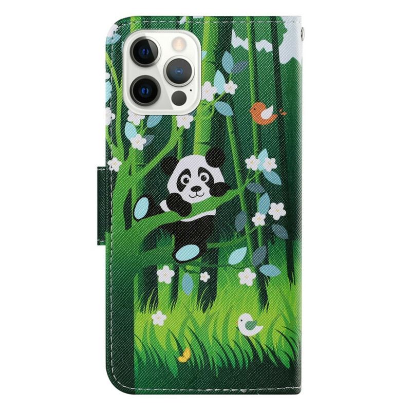 Kožna Futrola iPhone 13 Pro Šetnja Pandi