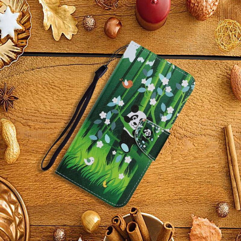 Kožna Futrola iPhone 13 Pro Šetnja Pandi