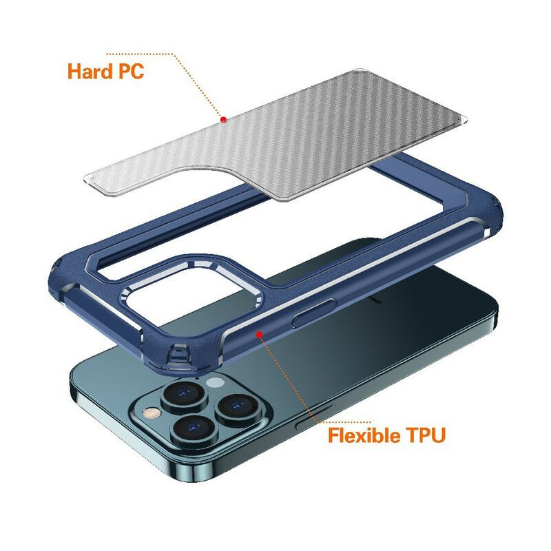 Maskica iPhone 13 Pro Bešavna Tekstura Karbonskih Vlakana